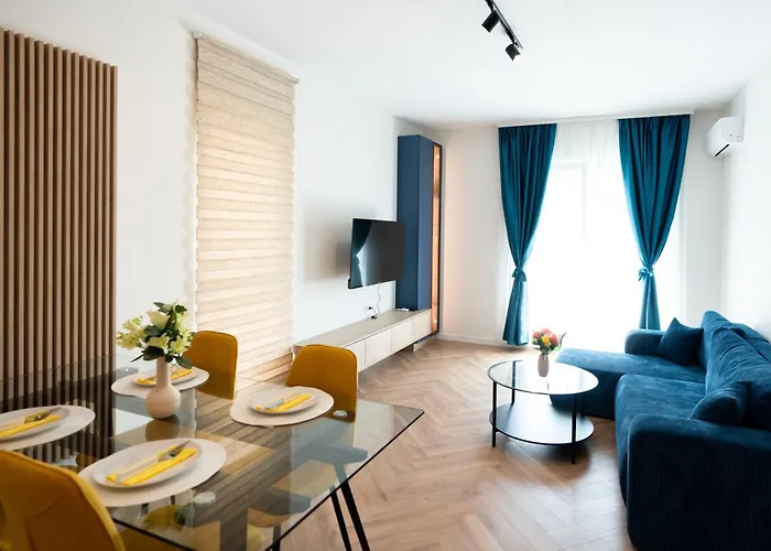 Апартаменти Soni Exclusive 303 Plaza With Private Parking & Self Check-in Бухарест